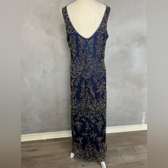 Pisarro Nights beaded embellished dress size 12 NET - Picture 6 of 7